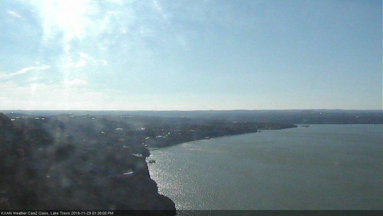 Lake Travis webcam, November 29, 2018 12:40 PM CT