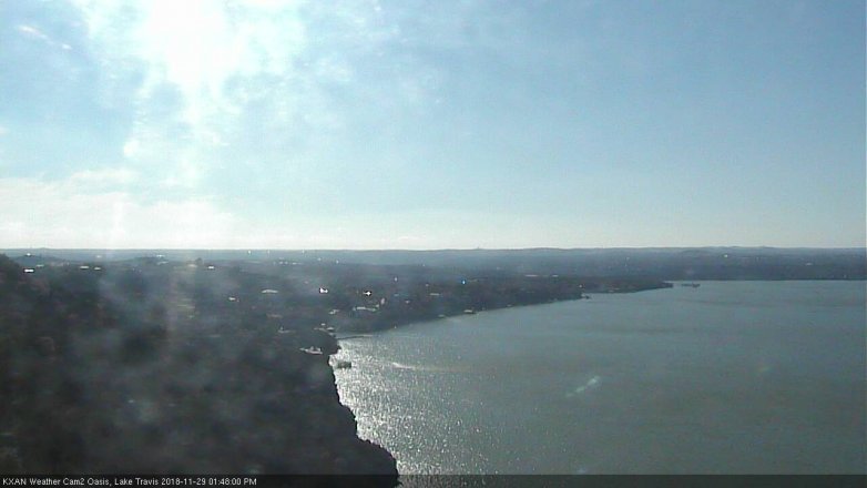Lake Travis webcam, November 29, 2018 12:50 PM CT
