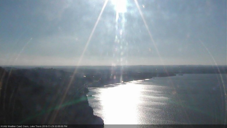 Lake Travis webcam, November 29, 2018 2:10 PM CT