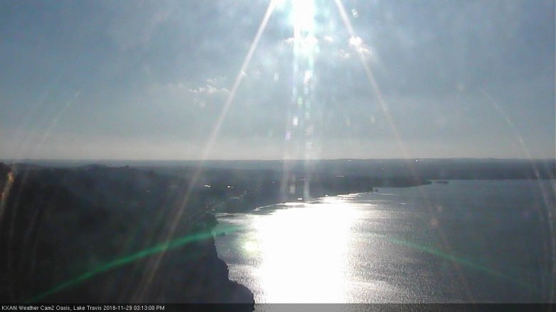 Lake Travis webcam, November 29, 2018 2:15 PM CT