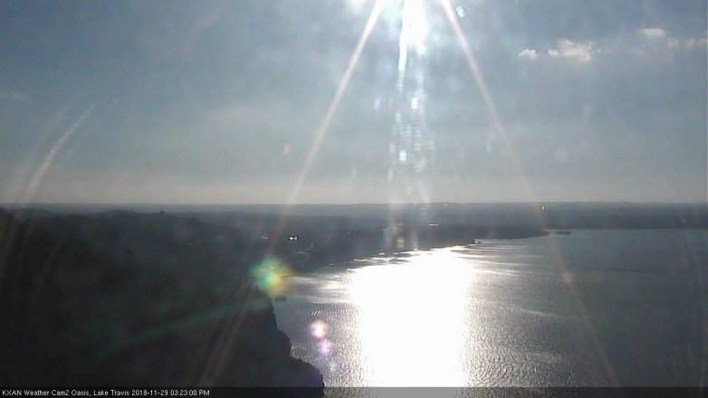 Lake Travis webcam, November 29, 2018 2:25 PM CT