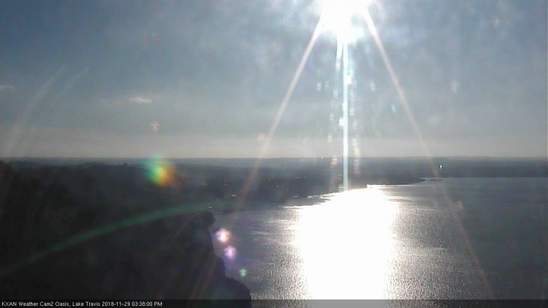 Lake Travis webcam, November 29, 2018 2:40 PM CT