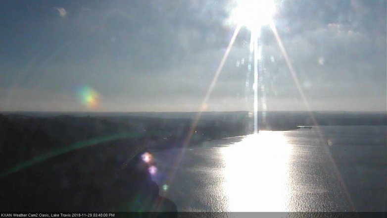 Lake Travis webcam, November 29, 2018 2:50 PM CT