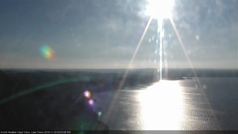 Lake Travis webcam, November 29, 2018 2:55 PM CT