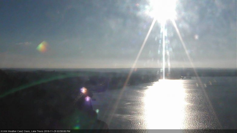Lake Travis webcam, November 29, 2018 3:00 PM CT