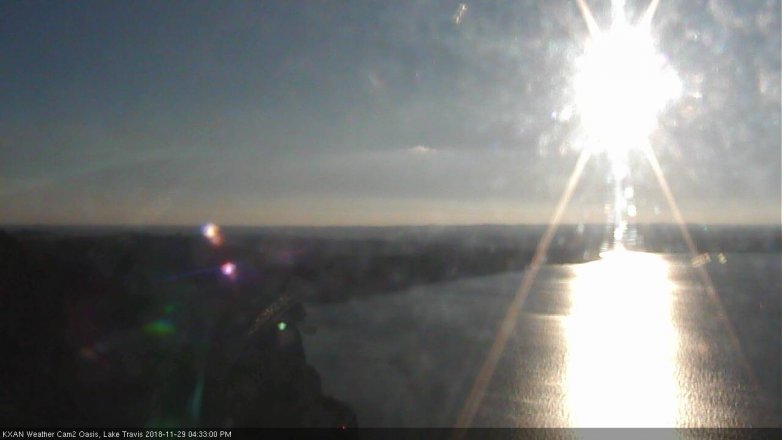 Lake Travis webcam, November 29, 2018 3:35 PM CT