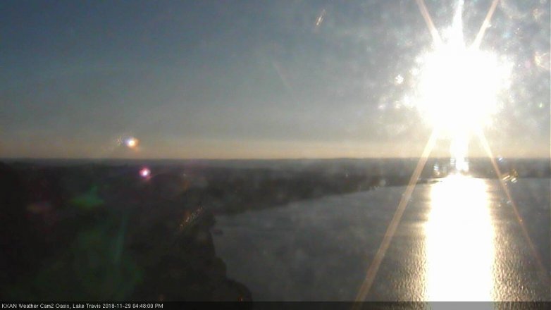 Lake Travis webcam, November 29, 2018 3:50 PM CT