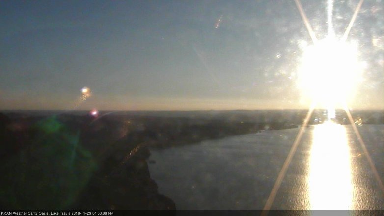 Lake Travis webcam, November 29, 2018 4:00 PM CT