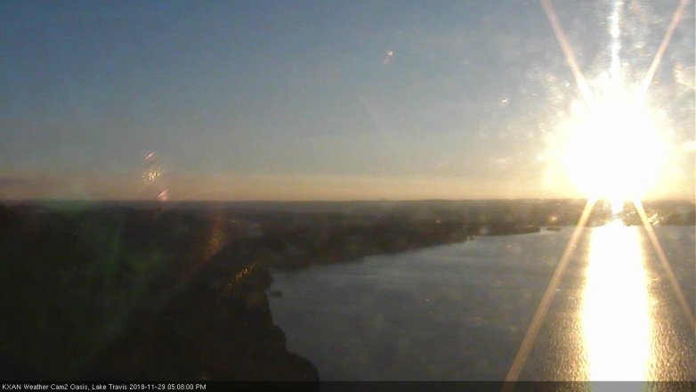 Lake Travis webcam, November 29, 2018 4:10 PM CT