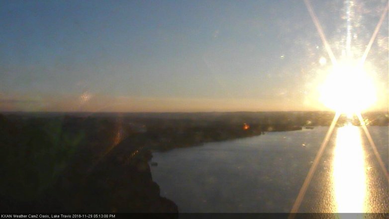Lake Travis webcam, November 29, 2018 4:15 PM CT