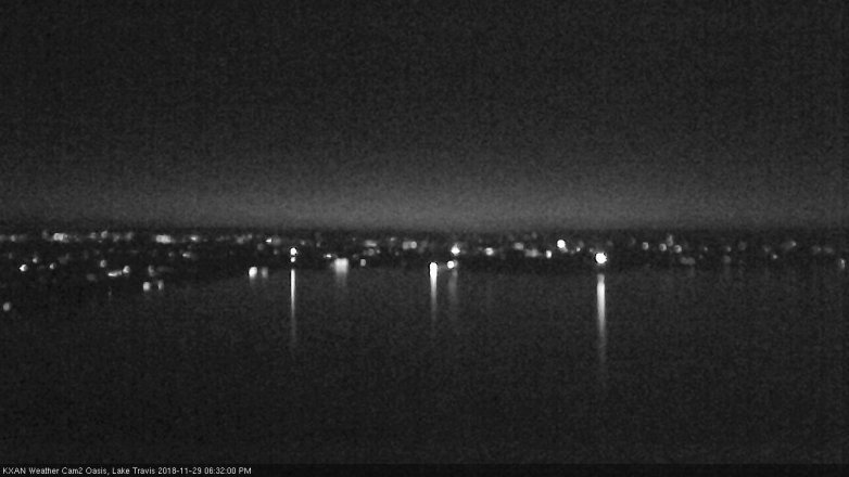 Lake Travis webcam, November 29, 2018 5:35 PM CT