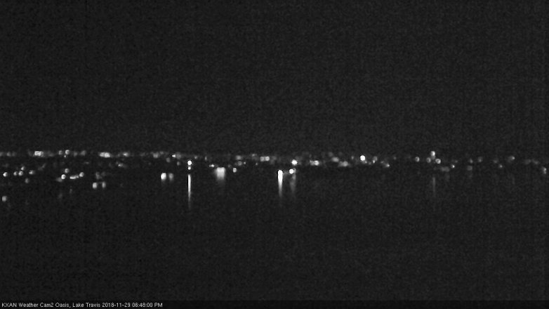 Lake Travis webcam, November 29, 2018 5:50 PM CT