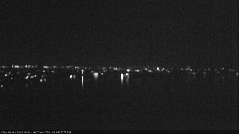 Lake Travis webcam, November 29, 2018 5:55 PM CT