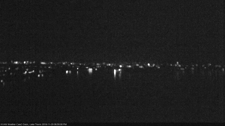 Lake Travis webcam, November 29, 2018 6:00 PM CT