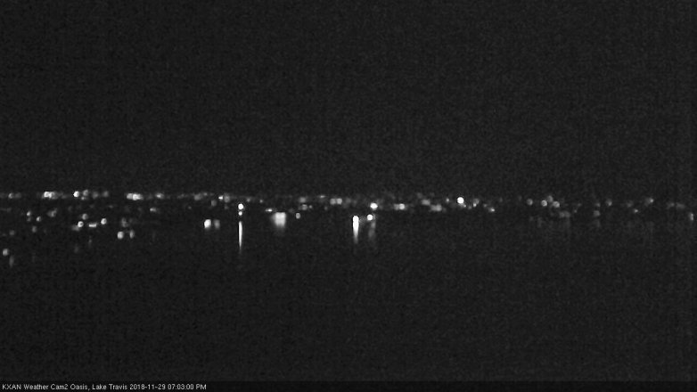 Lake Travis webcam, November 29, 2018 6:05 PM CT