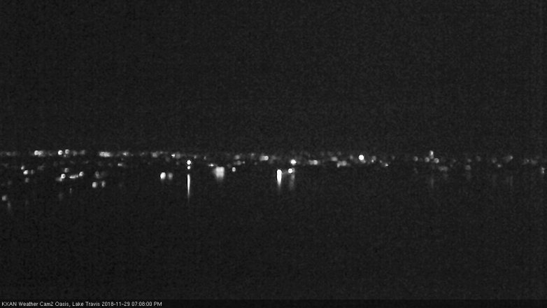 Lake Travis webcam, November 29, 2018 6:10 PM CT