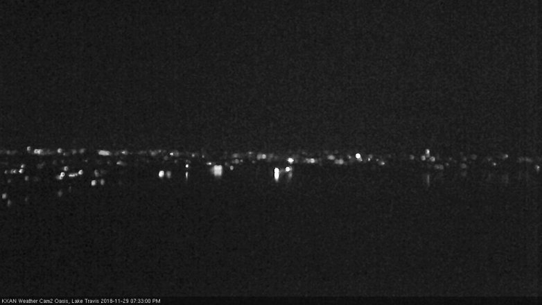 Lake Travis webcam, November 29, 2018 6:35 PM CT