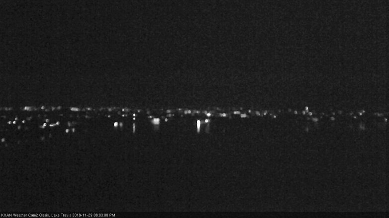 Lake Travis webcam, November 29, 2018 7:05 PM CT