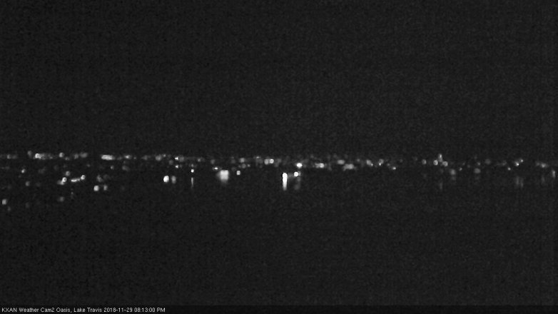 Lake Travis webcam, November 29, 2018 7:15 PM CT