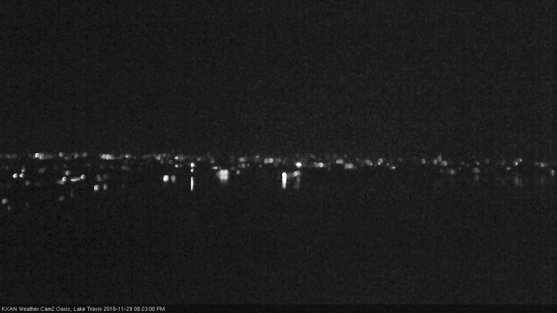 Lake Travis webcam, November 29, 2018 7:25 PM CT