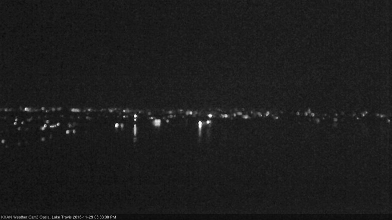 Lake Travis webcam, November 29, 2018 7:35 PM CT