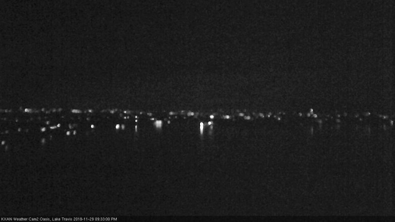 Lake Travis webcam, November 29, 2018 8:35 PM CT