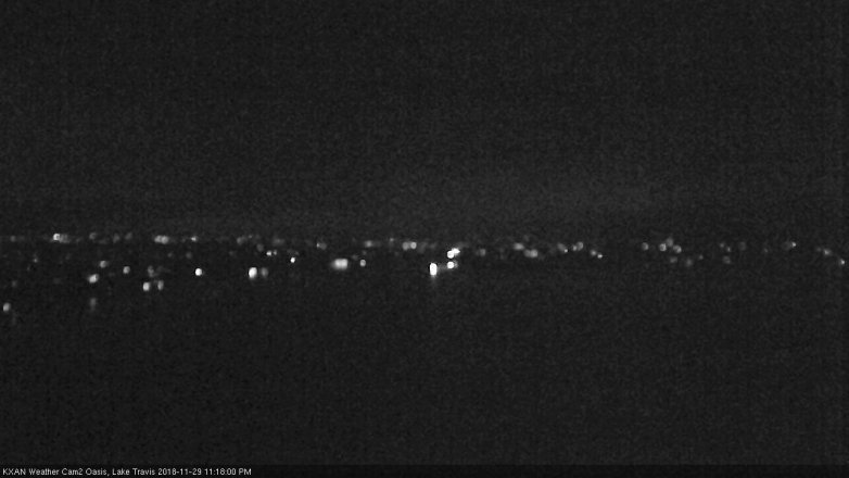 Lake Travis webcam, November 29, 2018 10:20 PM CT
