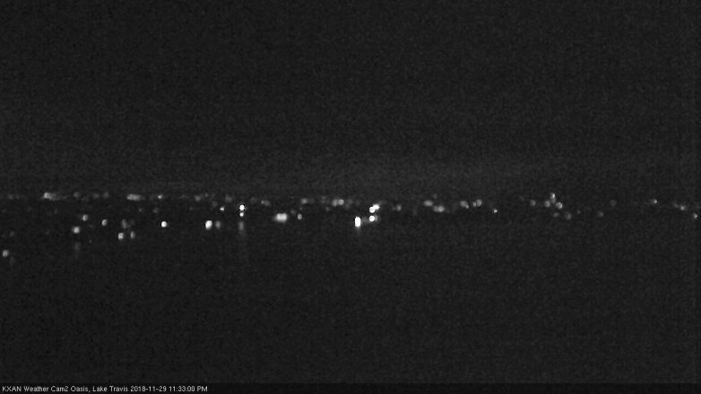 Lake Travis webcam, November 29, 2018 10:35 PM CT