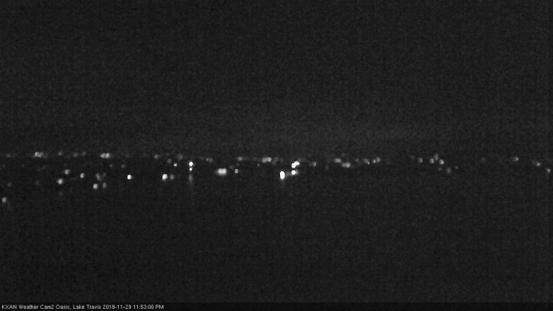 Lake Travis webcam, November 29, 2018 10:55 PM CT