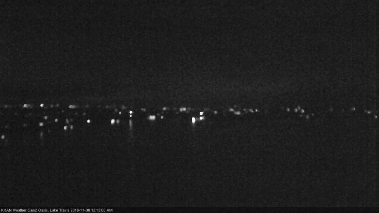 Lake Travis webcam, November 29, 2018 11:15 PM CT