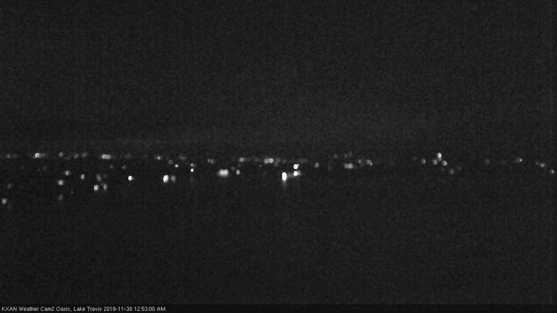 Lake Travis webcam, November 29, 2018 11:55 PM CT