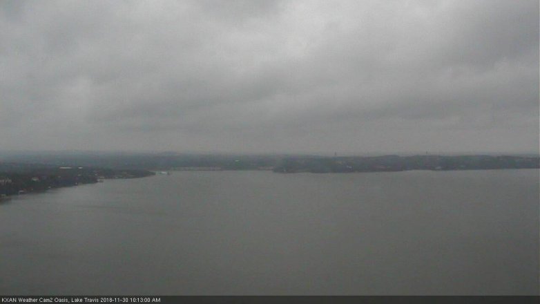 Lake Travis webcam, November 30, 2018 9:15 AM CT