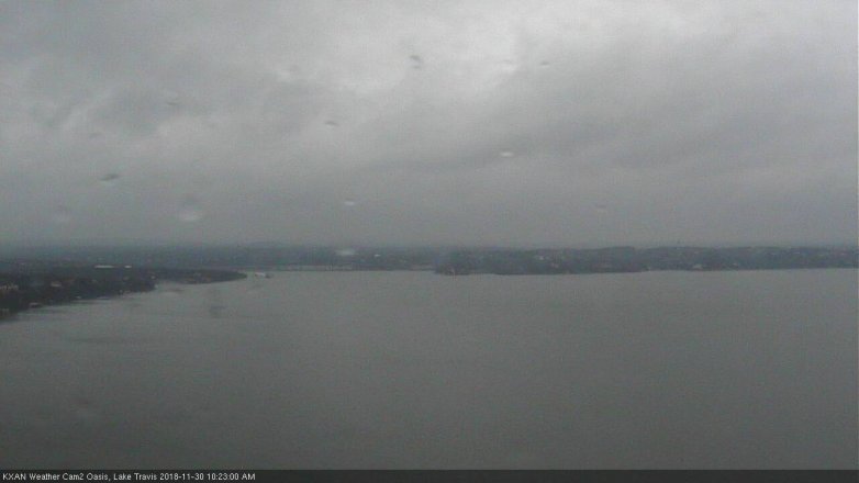 Lake Travis webcam, November 30, 2018 9:25 AM CT