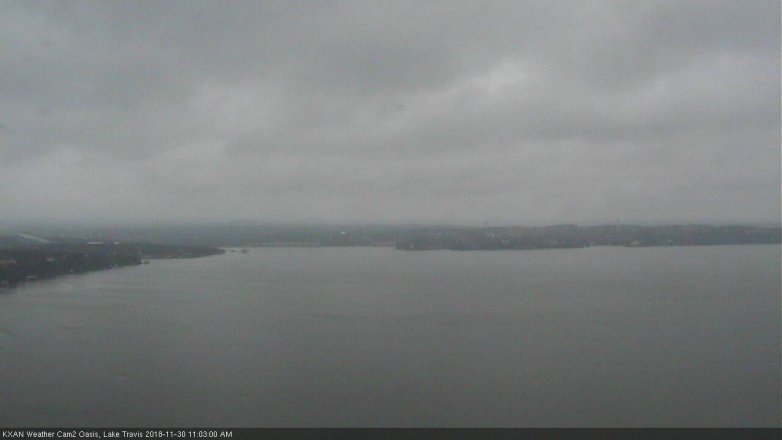 Lake Travis webcam, November 30, 2018 10:05 AM CT