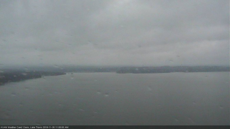 Lake Travis webcam, November 30, 2018 10:10 AM CT