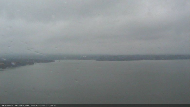 Lake Travis webcam, November 30, 2018 10:15 AM CT