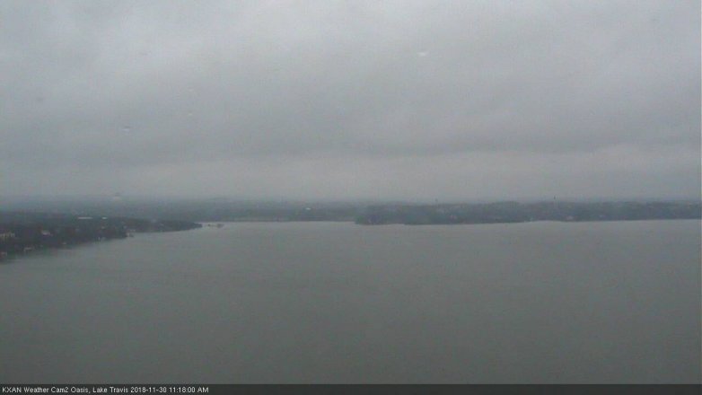 Lake Travis webcam, November 30, 2018 10:20 AM CT