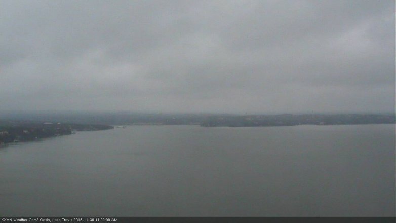 Lake Travis webcam, November 30, 2018 10:25 AM CT