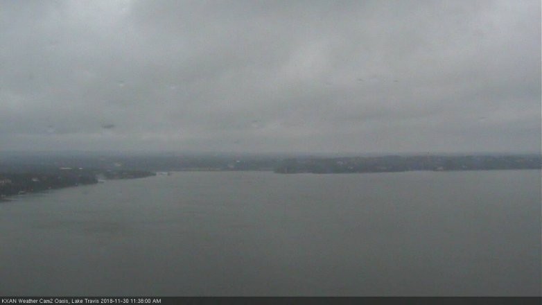 Lake Travis webcam, November 30, 2018 10:40 AM CT