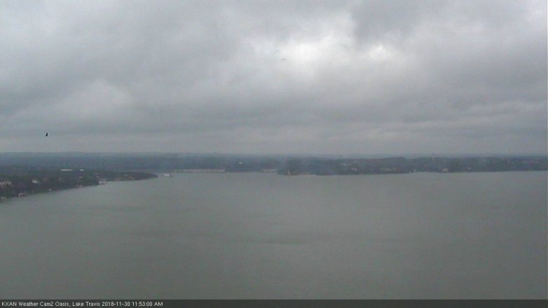 Lake Travis webcam, November 30, 2018 10:55 AM CT