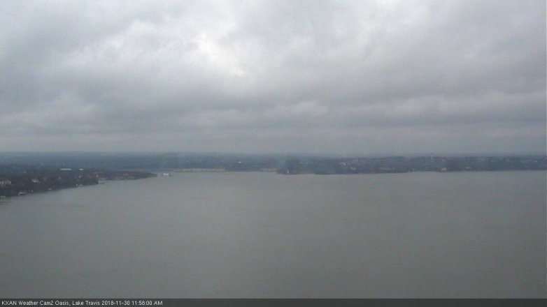 Lake Travis webcam, November 30, 2018 11:00 AM CT