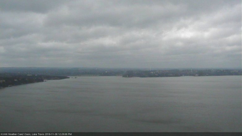 Lake Travis webcam, November 30, 2018 11:30 AM CT