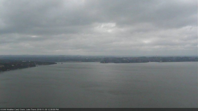 Lake Travis webcam, November 30, 2018 11:40 AM CT