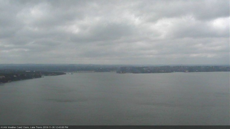Lake Travis webcam, November 30, 2018 11:45 AM CT