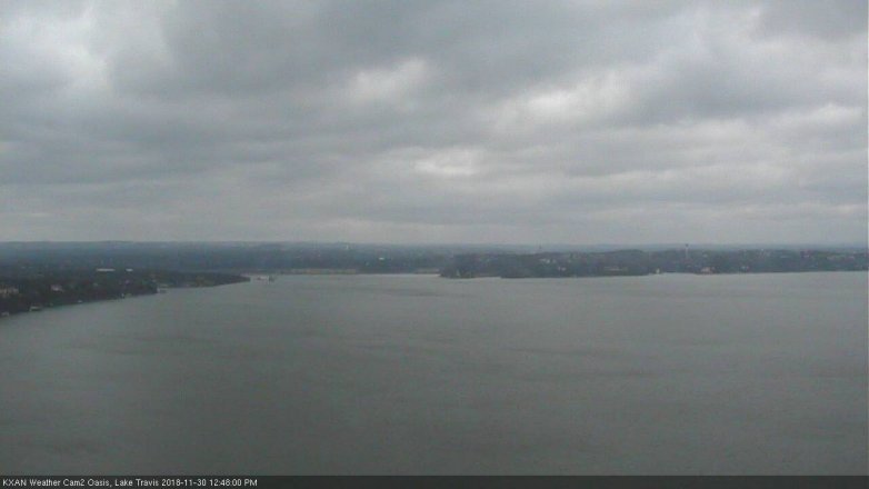 Lake Travis webcam, November 30, 2018 11:50 AM CT