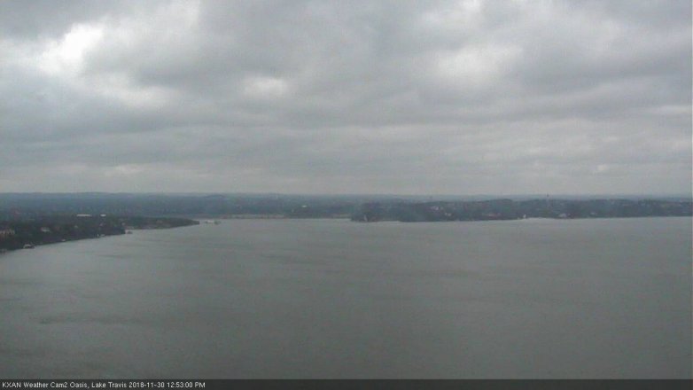 Lake Travis webcam, November 30, 2018 11:55 AM CT