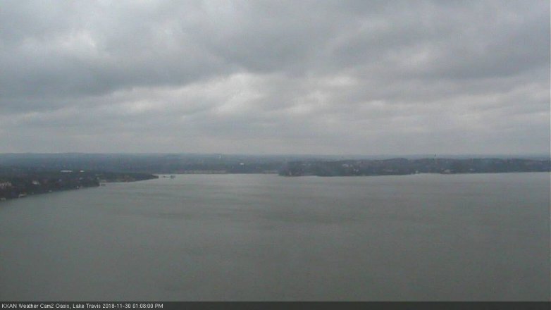 Lake Travis webcam, November 30, 2018 12:10 PM CT
