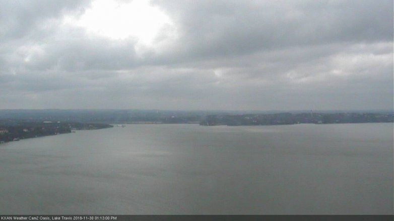 Lake Travis webcam, November 30, 2018 12:15 PM CT