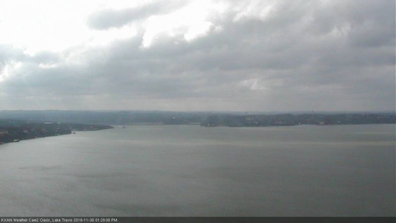 Lake Travis webcam, November 30, 2018 12:30 PM CT