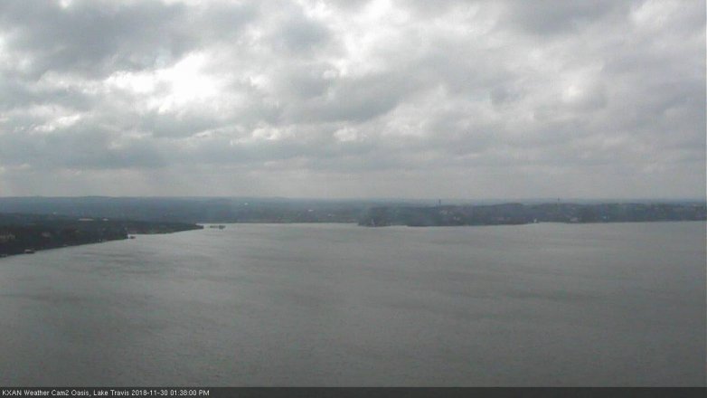 Lake Travis webcam, November 30, 2018 12:40 PM CT
